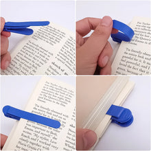 2/1PCS Soft Creative Silicone Bookmark Clip Automatically Follows Page Flipping Book Mark Book Spare Parts Stationery Supplies