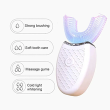 360° U-Shaped Sonic Electric Toothbrush – USB Rechargeable & Waterproof
