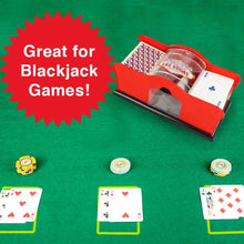 Card Shuffler 2 Deck Automatic Shuffle Machine Poker Cards Hand Manual Card Shuffler Playing Card Shuffler Mixer for Home Party