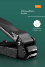 Anti Splash Nail Clipper with Nail Catcher Stainless Steel Fingernails Toenails Cutter Nail Trimmer Manicure Tools Hand Tools